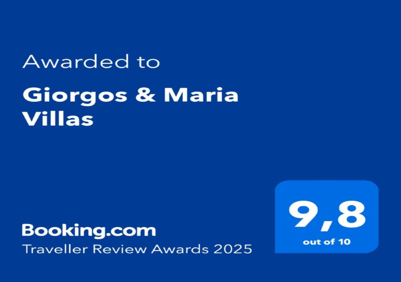 Giorgos & Maria Villas Ágios Matthaíos Dış mekan fotoğraf